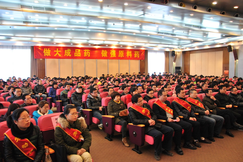 总结2012 安排2013 表扬先进 树立典范 ---公司盛大召开2013年员工大会-佰福国际药业