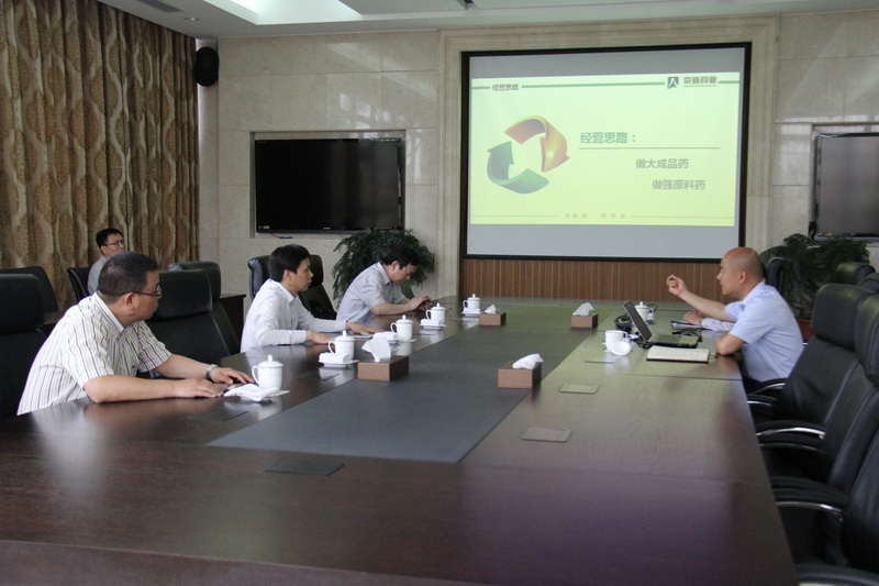 县长邵全卯一行莅临公司指导事情-佰福国际药业