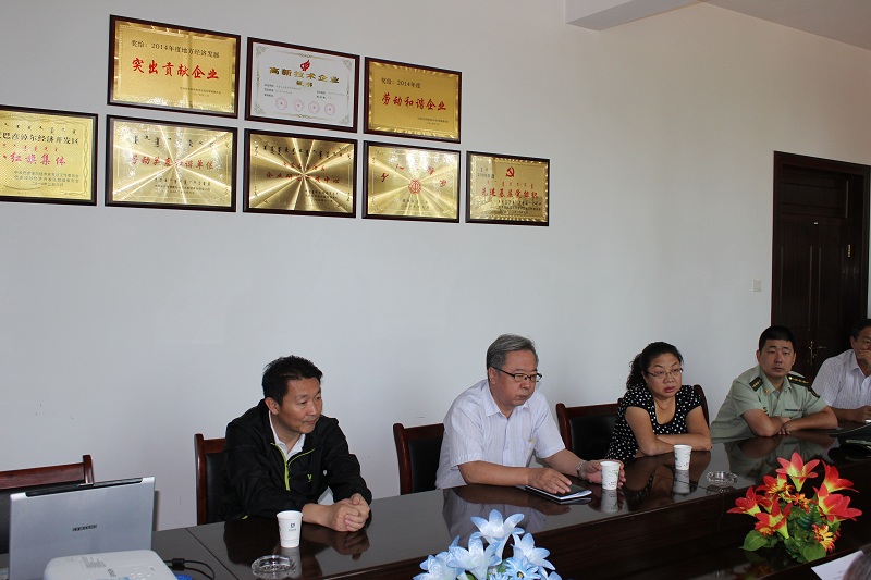 巴彦淖尔市副市长师银来一行莅临内蒙古佰福国际检查清静生产事情-佰福国际药业