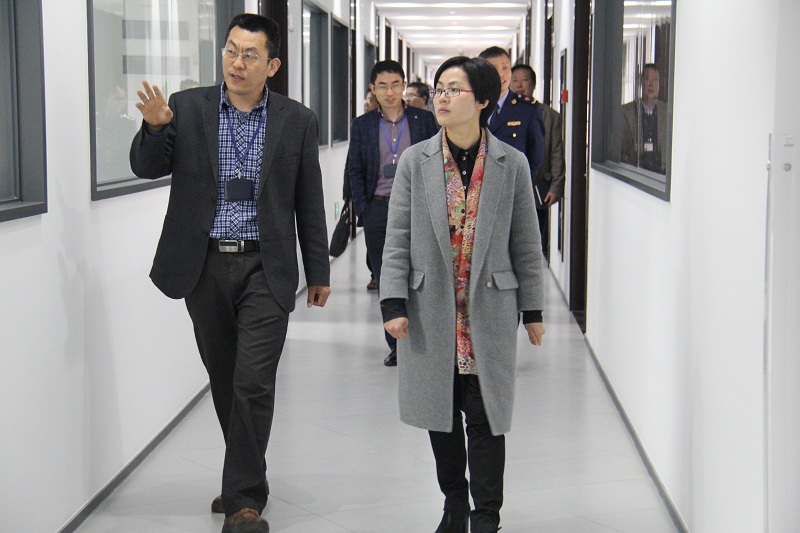副县长胡玲萍一行莅临公司调研指导事情-佰福国际药业